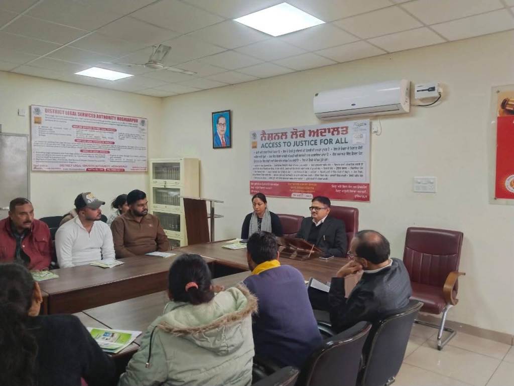 Training provided to newly recruited paralegal volunteers